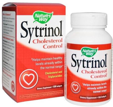 Sytrinol, Cholesterol Control, 120 Softgels by Natures Way-Hälsa, Kolesterolstöd, Sytrinol