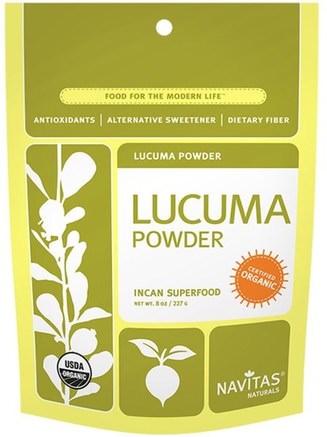 Lucuma Powder, 8 oz (227 g) by Navitas Organics-Kosttillskott, Superfoods