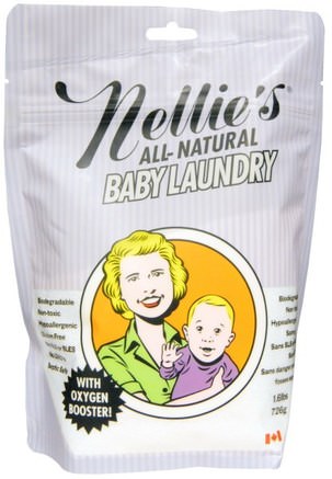 Baby Laundry, 1.6 lbs (726 g) by Nellies All-Natural-Barns Hälsa, Barn Tvättmedel