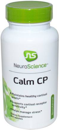 Calm CP, 60 Capsules by NeuroScience-Hälsa, Anti Stress