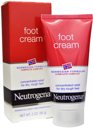 Foot Cream, 2 oz (56 g) by Neutrogena-Bad, Skönhet, Krämer Fot