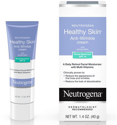 Healthy Skin, Anti-Wrinkle Cream, Night, 1.4 oz (40 g) by Neutrogena-Skönhet, Ansiktsvård