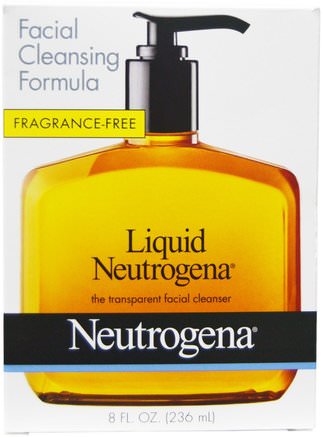 Liquid Neutrogena, Facial Cleansing Formula, 8 fl oz (236 ml) by Neutrogena-Skönhet, Ansiktsvård, Ansiktsrengöring