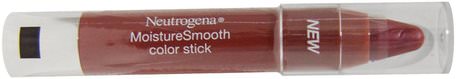 MoistureSmooth Color Stick, Soft Raspberry 60, 0.11 oz (3.1 g) by Neutrogena-Bad, Skönhet, Läppstift, Glans, Fodrar, Ansiktsvård