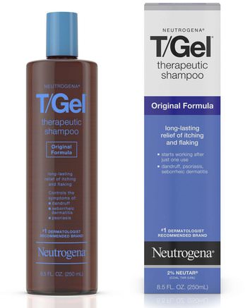 T/Gel, Therapeutic Shampoo, Original Formula, 16 fl oz (473 ml) by Neutrogena-Bad, Skönhet, Hår, Hårbotten, Schampo, Balsam