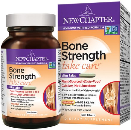 Bone Strength Take Care, 180 Slim Tablets by New Chapter-Hälsa, Ben, Osteoporos