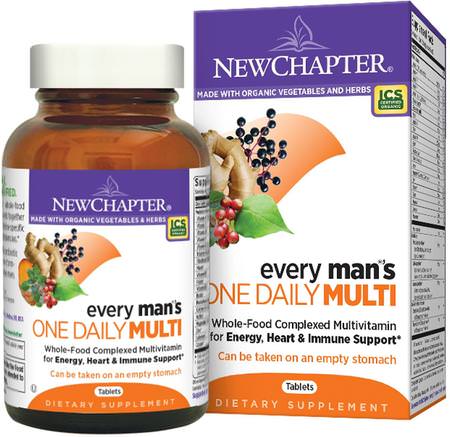 Every Mans One Daily Multi, 48 Tablets by New Chapter-Vitaminer, Män Multivitaminer