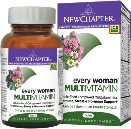 Every Woman Multivitamin, 120 Tablets by New Chapter-Vitaminer, Kvinnor Multivitaminer