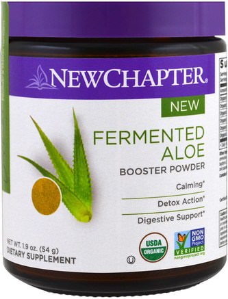 Fermented Aloe Booster Powder, 1.9 oz (54 g) by New Chapter-Kosttillskott, Aloe Vera