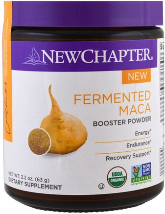 Fermented Maca Booster Powder, 2.2 oz (63 g) by New Chapter-Kosttillskott, Superfoods