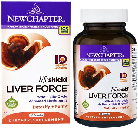 Lifeshield Liver Force, 60 Capsules by New Chapter-Hälsa, Leverstöd