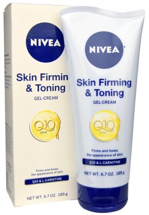 Q10 Plus, Skin Firming & Toning Gel-Cream, 6.7 oz (189 g) by Nivea-Bad, Skönhet, Body Lotion, Hud, Celluliter