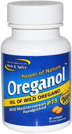 Oreganol, 60 Softgels by North American Herb & Spice Co.-Kosttillskott, Oreganoolja
