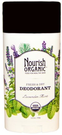 Lavender Mint, 2.2 oz (62 g) by Nourish Organic Fresh & Dry Deodorant-Bad, Skönhet, Deodorant