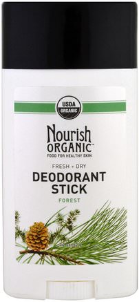 Fresh & Dry, Forest, 2.2 oz (62 g) by Nourish Organic Organic Deodorant Stick-Bad, Skönhet, Deodorant