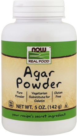 Agar Powder, 5 oz (142 g) by Now Foods-Kosttillskott, Olika Alger