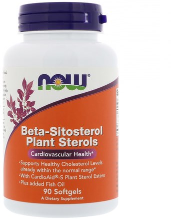 Beta-Sitosterol Plant Sterols, 90 Softgels by Now Foods-Kosttillskott, Beta Sitosterol