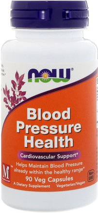 Blood Pressure Health, 90 Veg Capsules by Now Foods-Hälsa, Blodtryck