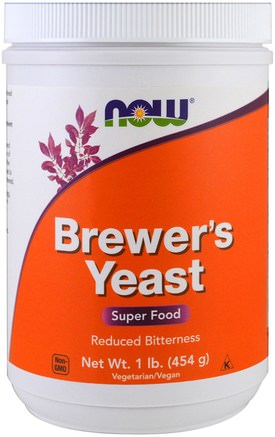 Brewers Yeast, Superfood, 1 lb (454 g) by Now Foods-Mat, Bakhjälpmedel, Bryggerjäst, Hälsa