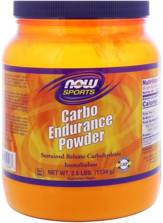 Carbo Endurance Powder, 2.5 lbs (1134 g) by Now Foods-Sport, Träning, Muskel