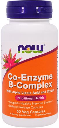 Co-Enzyme B-Complex, 60 Veggie Caps by Now Foods-Vitaminer, Vitamin B-Komplex