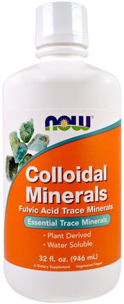 Colloidal Minerals, 32 fl oz (946 ml) by Now Foods-Kosttillskott, Mineraler, Flytande Mineraler