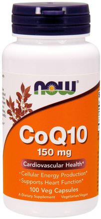 CoQ10, 150 mg, 100 Veg Capsules by Now Foods-Kosttillskott, Koenzym Q10