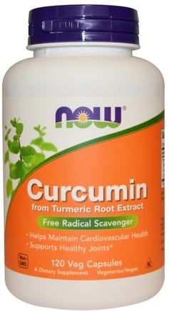 Curcumin, 120 Veg Capsules by Now Foods-Kosttillskott, Antioxidanter, Curcumin
