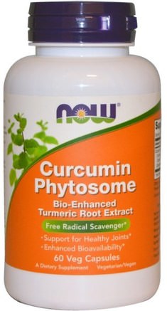 Curcumin Phytosome, 60 Veggie Caps by Now Foods-Kosttillskott, Antioxidanter, Curcumin