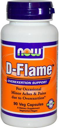 D-Flame, 90 Veg Capsules by Now Foods-Hälsa, Inflammation, Cox-2-Enzymer