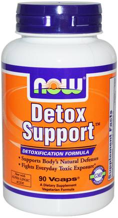 Detox Support, 90 Veg Capsules by Now Foods-Hälsa, Detox