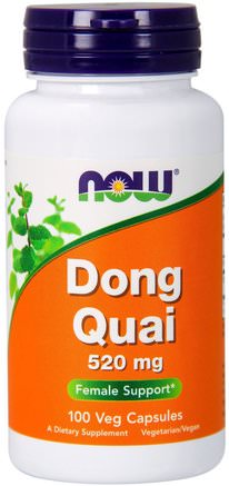 Dong Quai, 520 mg, 100 Veg Capsules by Now Foods-Hälsa, Klimakteriet, Dong Quai