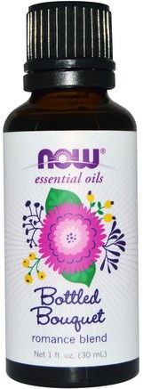 Essential Oils, Bottled Bouquet, Romance Blend, 1 fl oz (30 ml) by Now Foods-Bad, Skönhet, Aromaterapi Eteriska Oljor, Aromaterapi Eteriska Oljeblandningar