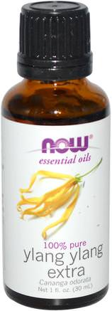 Essential Oils, Ylang Ylang Extra, 1 fl oz (30 ml) by Now Foods-Bad, Skönhet, Aromaterapi Eteriska Oljor, Ylang Ylang Olja