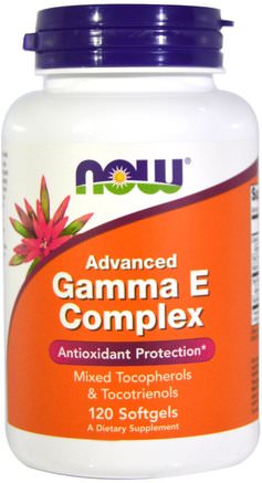 Gamma E Complex, Advanced, 120 Softgels by Now Foods-Vitaminer, Vitamin E, Vitamin E Tocotrienoler