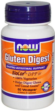 Gluten Digest, 60 Veg Capsules by Now Foods-Kosttillskott, Enzymer