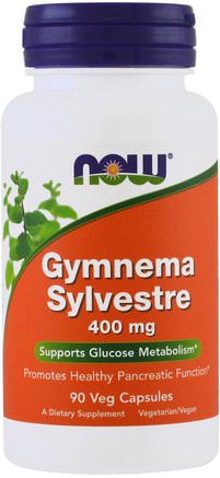 Gymnema Sylvestre, 400 mg, 90 Veggie Caps by Now Foods-Örter, Gymnema