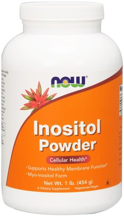 Inositol Powder, 1 lb (454 g) by Now Foods-Vitaminer, Inositol