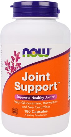 Joint Support, 180 Capsules by Now Foods-Kosttillskott, Havsgurka, Glukosamin Kondroitin