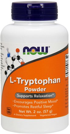 L-Tryptophan Powder, 2 oz (57 g) by Now Foods-Kosttillskott, L Tryptofan