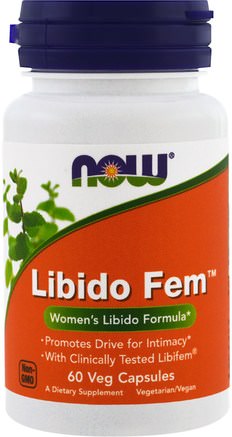 Libido Fem, 60 Veggie Caps by Now Foods-Kosttillskott, Hälsa, Kvinnor