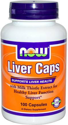 Liver Caps, 100 Capsules by Now Foods-Kosttillskott, Leverprodukter, Desiccated Lever