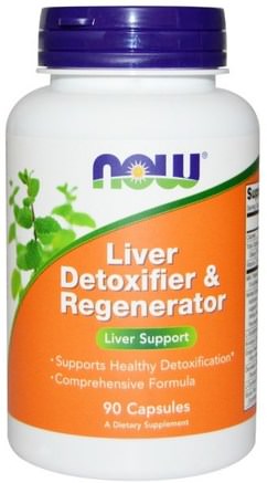 Liver Detoxifier & Regenerator, 90 Capsules by Now Foods-Kosttillskott, Fiber, Bupleurum, Hälsa, Detox