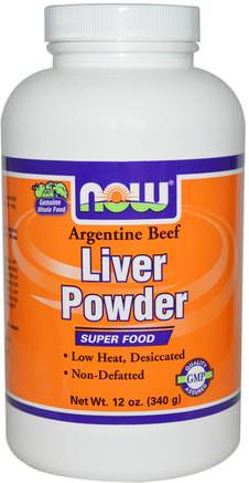 Liver Powder, 12 oz (340 g) by Now Foods-Kosttillskott, Leverprodukter, Desiccated Lever