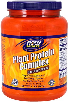 Plant Protein Complex, Chocolate Mocha, 2 lbs. (907 g) by Now Foods-Kosttillskott, Protein