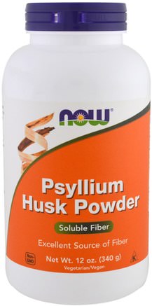 Psyllium Husk Powder, 12 oz (340 g) by Now Foods-Kosttillskott, Fiber, Psylliumskal