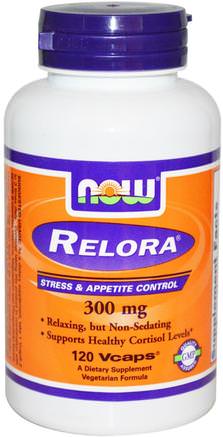 Relora, 300 mg, 120 Veg Capsules by Now Foods-Viktminskning, Kost, Kortisol, Magnolia Bark (Phellodendron)