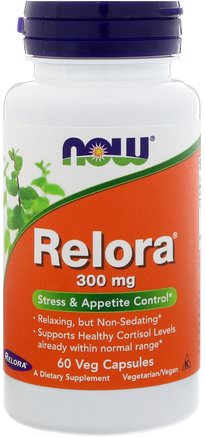 Relora, 300 mg, 60 Veg Capsules by Now Foods-Örter, Magnolia Bark (Phellodendron), Hälsa