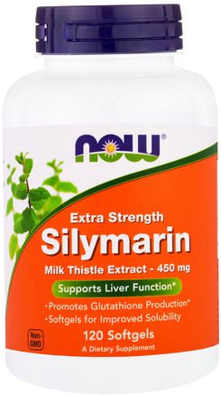 Silymarin, Extra Strength, 120 Softgels by Now Foods-Hälsa, Detox, Mjölktistel (Silymarin), Leverhälsa