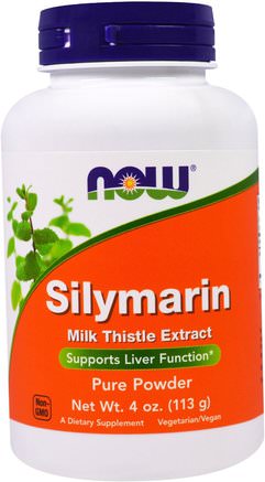 Silymarin, Pure Powder, 4 oz (113 g) by Now Foods-Hälsa, Detox, Mjölktistel (Silymarin)